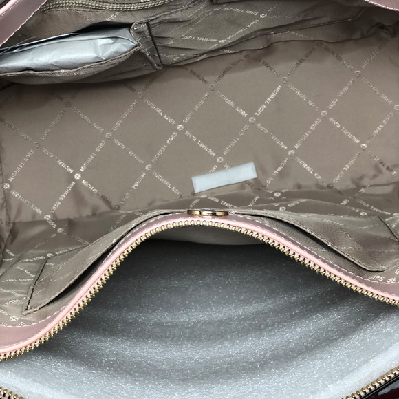 Michael Kors Large Tote PastelPink Vanilla Satchel - Picture 4 of 6